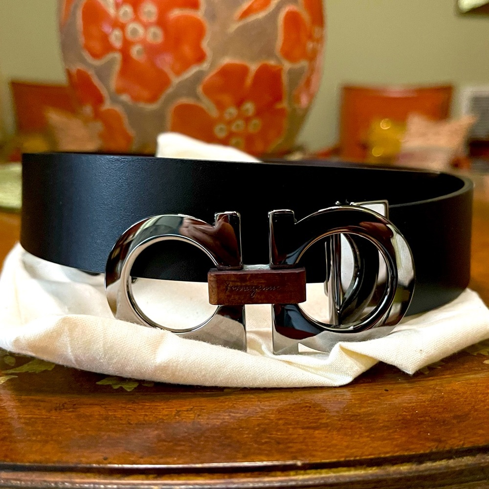 Salvatore Ferragamo Adjustable & Reversible Belt